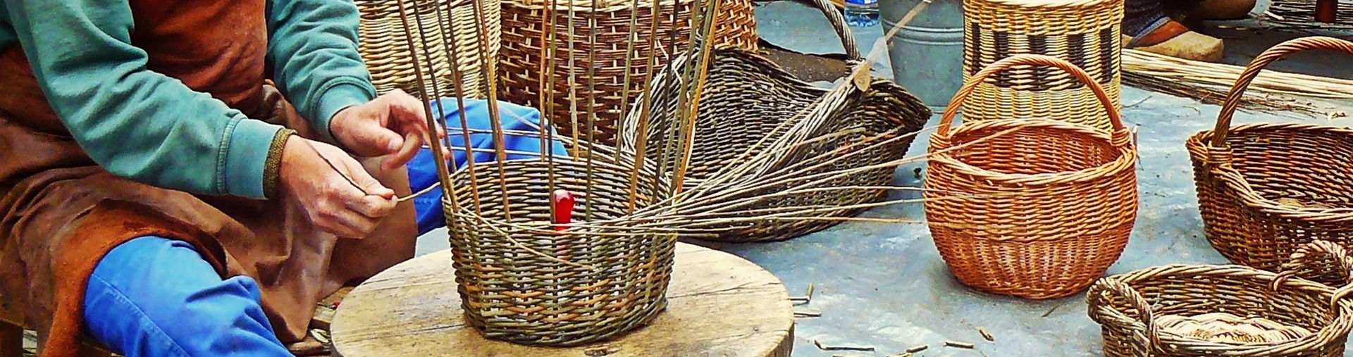 Fazendo cestas